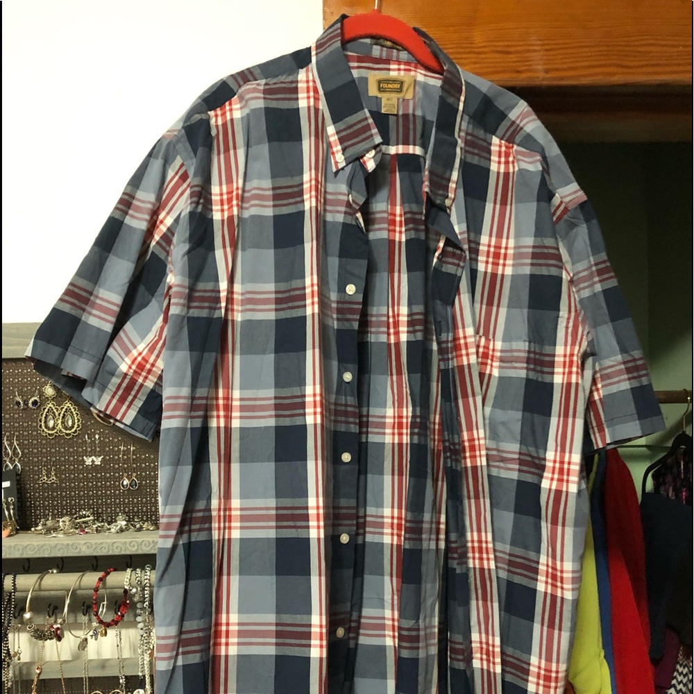 Red and blue plaid shirt